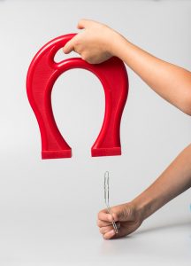 giant horseshoe attracting magnets