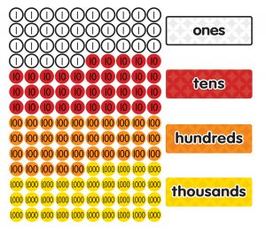 732159 Mag Place Value Disks & Headings, Gr 1-3_web