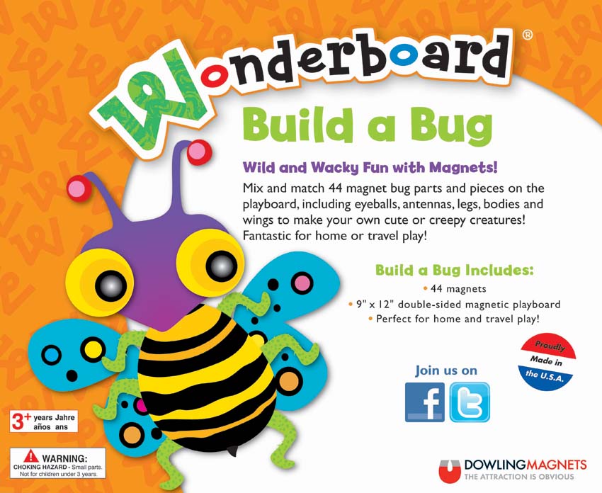 Wonderboard Build a Bug Magnet Set