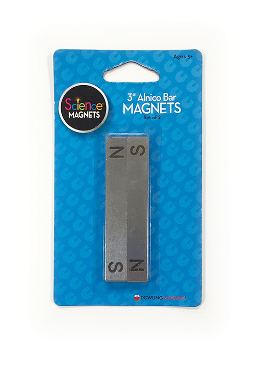 Set of 2 3 Length Alnico Eisco Labs Bar Magnets