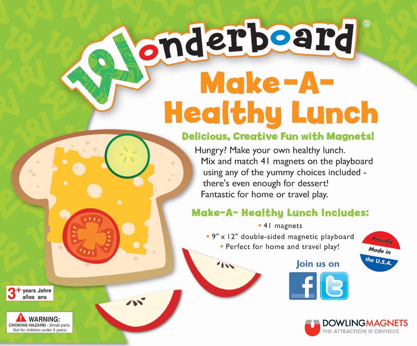 Wonderboard Make a Healthy Lunch Magnet Set