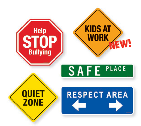 School Signs Magnet Set