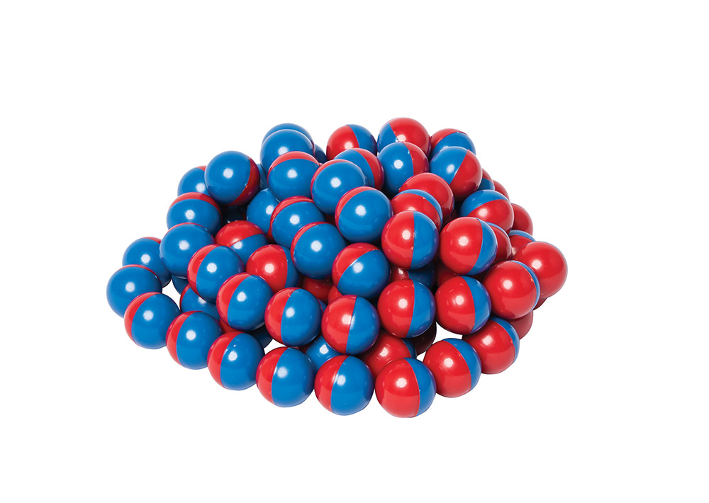 North/South Magnet Marbles, Set of 100