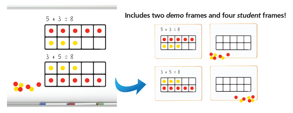 Ten Frames Magnet Set