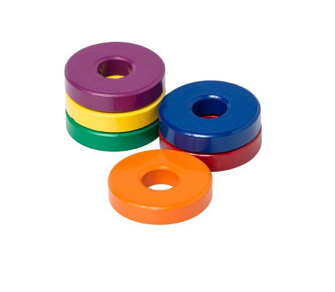 Ceramic Ring Magnets, Set of 6