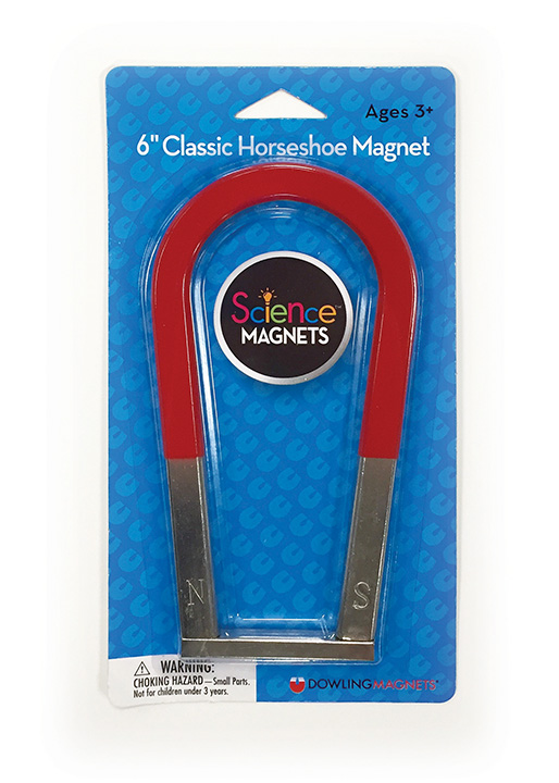 Dowling Magnets Giant Horseshoe Magnet 8 inches high 