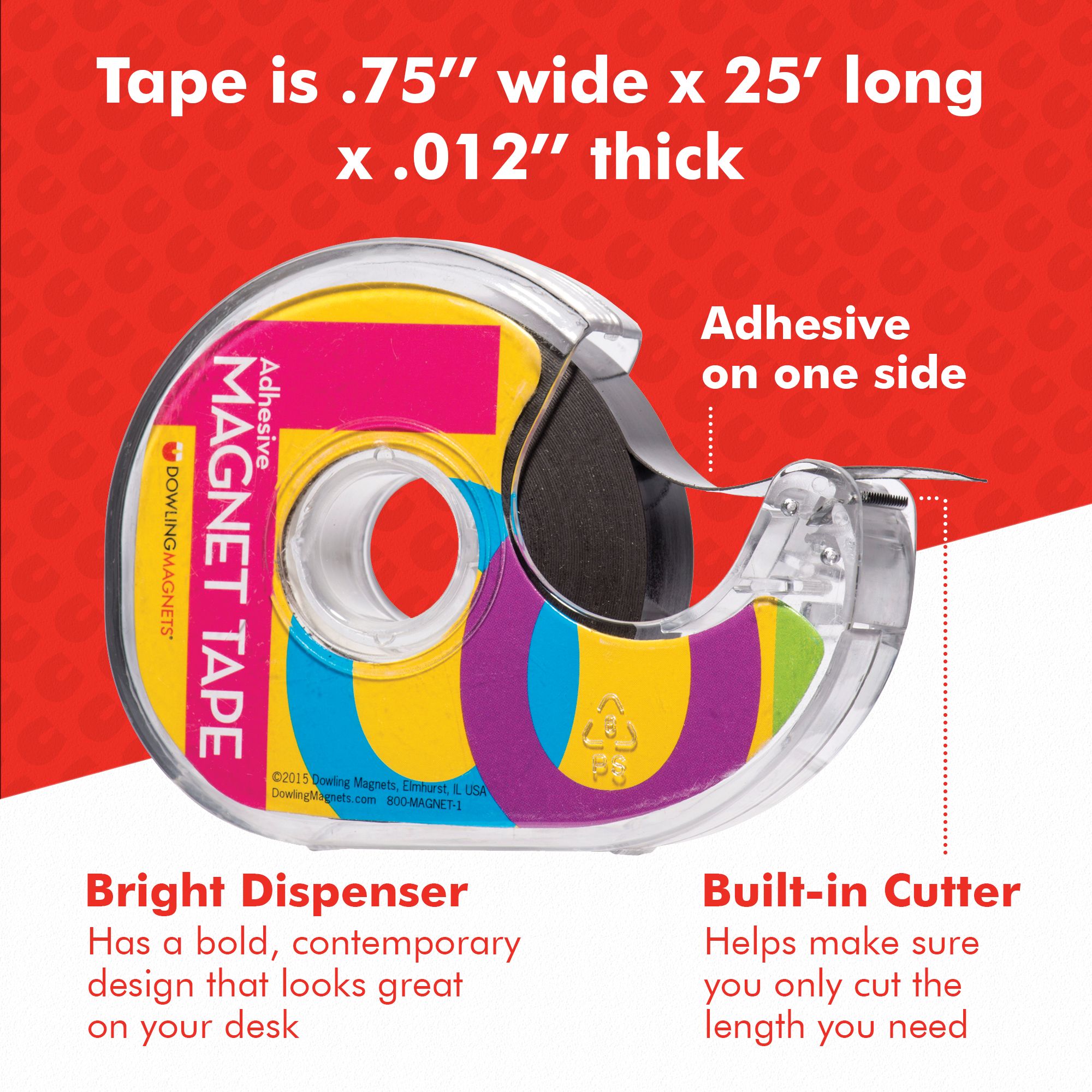 Magnet Tape in Dispenser