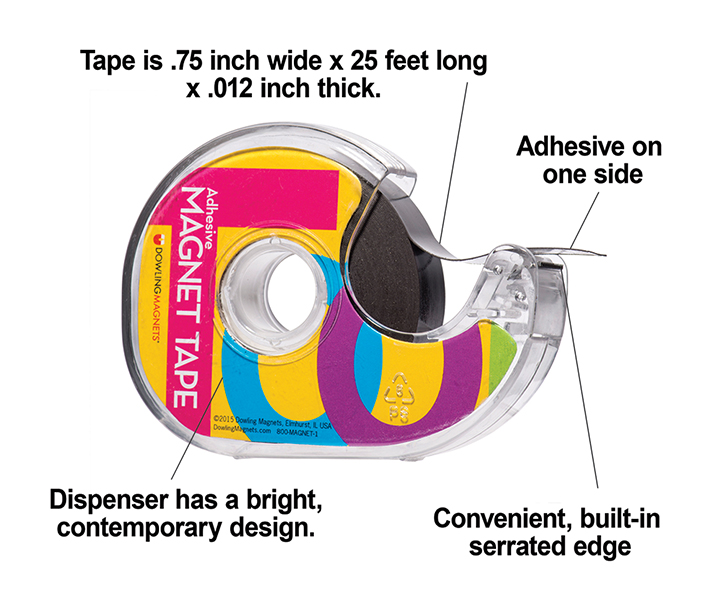 Set of 3 Dowling Magnets Magnet Tape 
